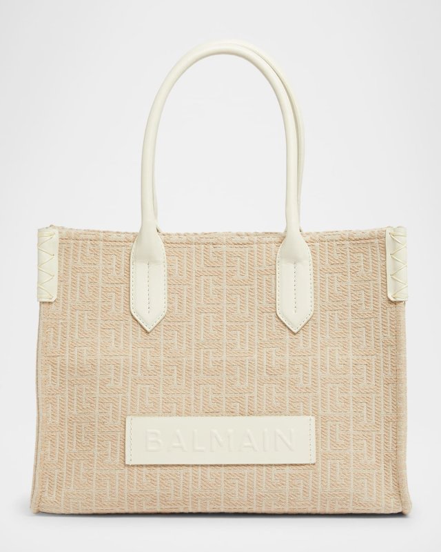 B-Army Shopper Shoulder Bag in Monogram Jacquard